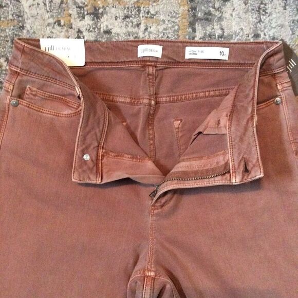 J.JILL CROPPED JEANS! NWT! SIZE 10P - Picture 6 of 9